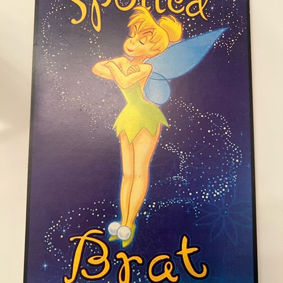 GUC DISNEY Tinker Bell Sign Decor Decorative Sign – Fairy-Inspired Wall Art - Picture 3 of 10